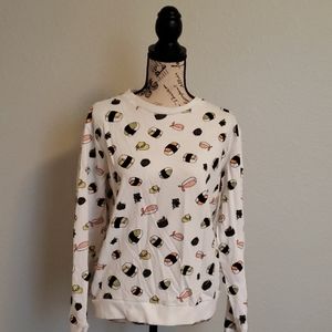 Divided Sushi Long Sleeve Top
